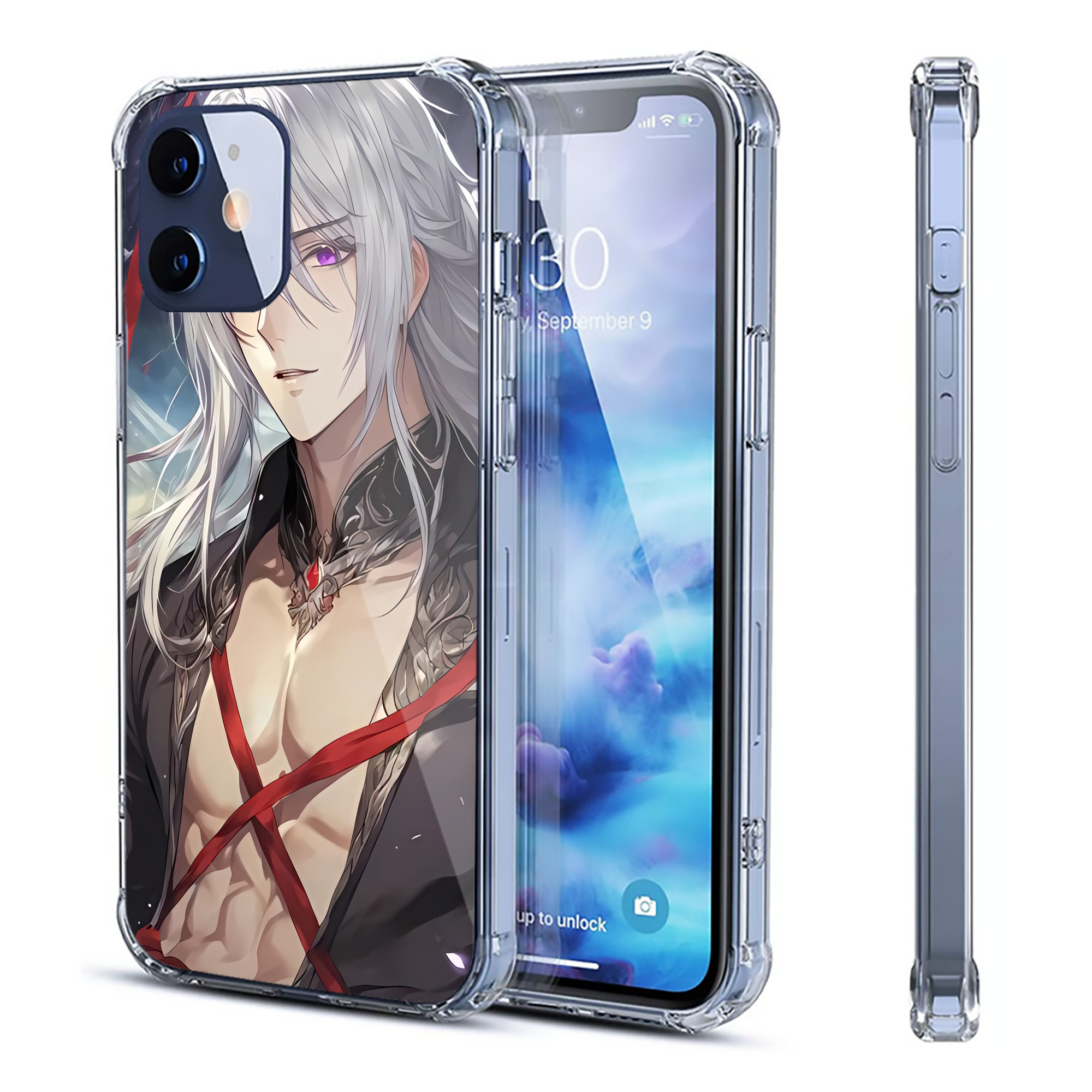 （画像用） 刀剣乱舞 Touken Ranbu 【iPhone 12シリーズ対応】透明スマホケース（クリアソフトケース）
